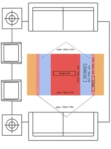 1pc Elk Label Decor Fuzzy Sofa Towel - Camel - View 3