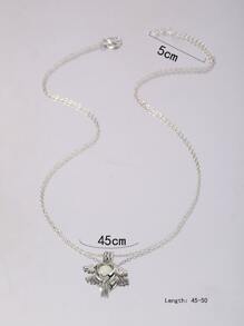 Nooxian Glow In The Dark Necklace - Silver - View 4