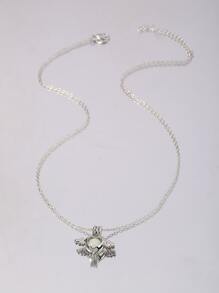 Nooxian Glow In The Dark Necklace - Silver - View 3