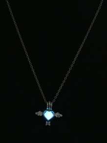Nooxian Glow In The Dark Necklace - Silver - View 7