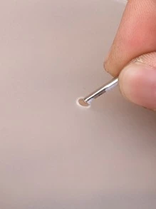 1pc Plain A6 Folder - Clear - View 3