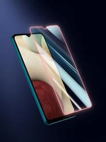 1 hoja luminoso templado Móvil Película compatible con Samsung - Rosa - Ver 2