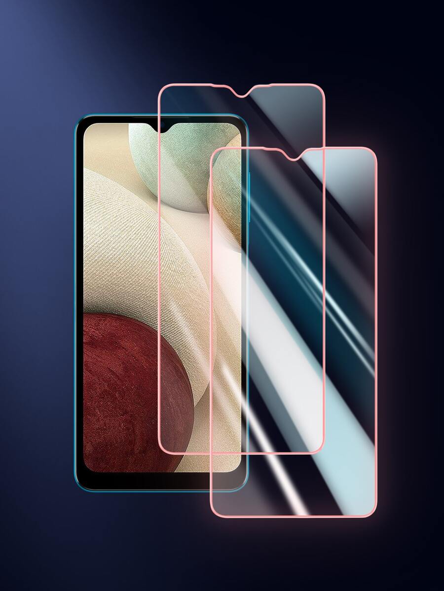 2sheets Luminous Tempered Phone Film Compatible With Samsung