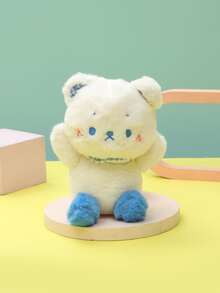 1pc Bear Design Pet Plush Toy - White - View 2