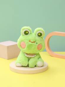 1pc Frog Design Pet Plush Toy - Green - View 2
