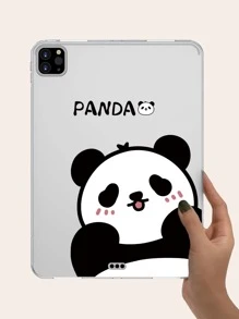 Cartoon Panda Print Clear Case tương thích với iPad - Nhiều màu - Xem 1