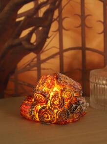 1 pieza Luz de la decoración con diseño de fuego - Amarillo - Ver 6