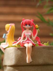 4pcs Figure Design Garden Decoration Craft - Multicolor - View 6