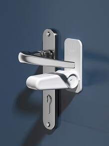 1/3pcs Pet Door Knob Covers, Door Opener Locks - White - View 1