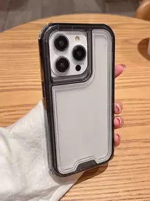 Anti-fall Clear Phone Case - Grey - View 2