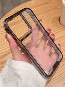 Anti-fall Clear Phone Case - Grey - View 7