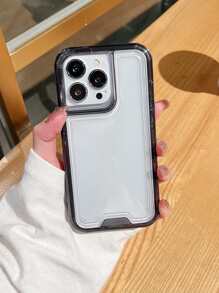 Anti-fall Clear Phone Case - Grey - View 5