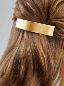 MOTF PREMIUM RECTANGLE HAIR CLIP CASUAL CLAW CLIPS HAIR CLAWS HAIR BARRETTES - Gold - View 3