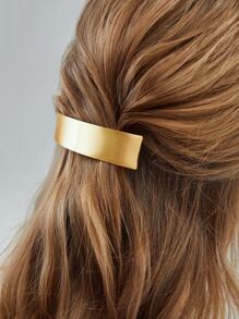 MOTF PREMIUM RECTANGLE HAIR CLIP CASUAL CLAW CLIPS HAIR CLAWS HAIR BARRETTES - Gold - View 8