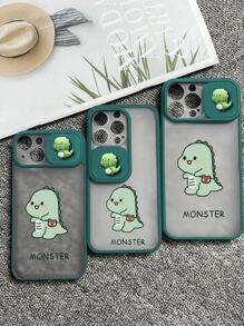 Funda para móvil con diseño de dinosaurio de dibujos animados - Multicolor - Ver 5
