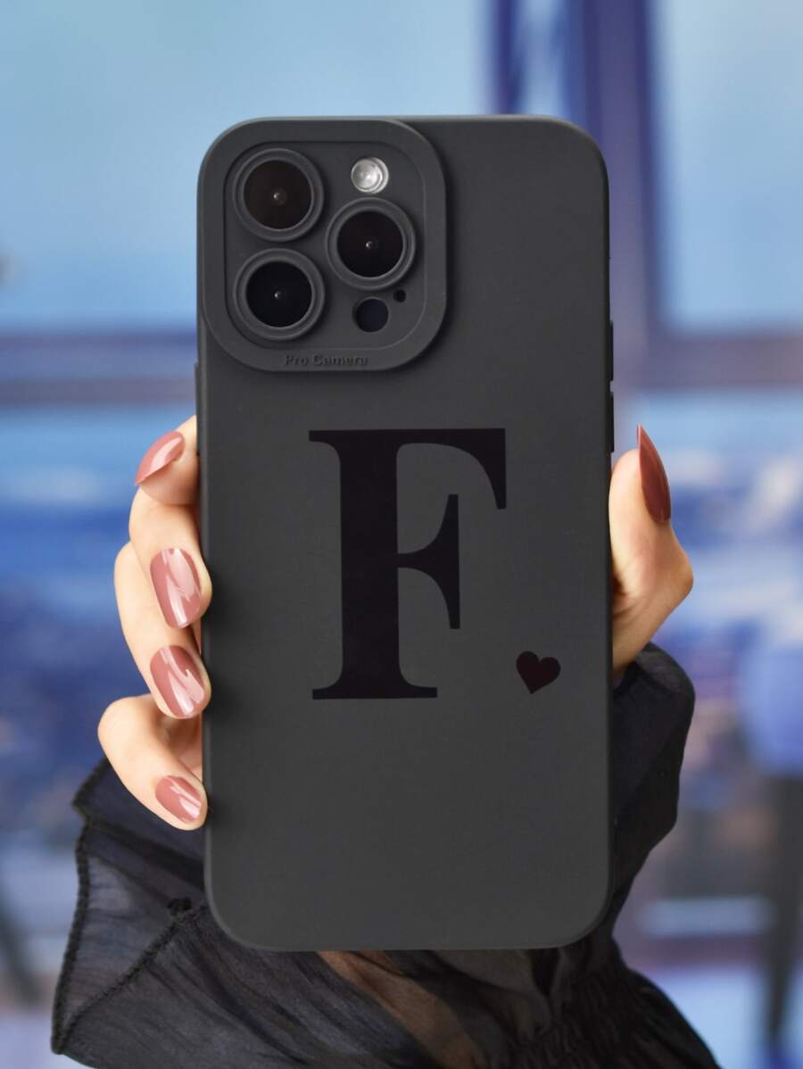 Ốp Điện Thoại Họa Tiết Chữ Tương Thích Với iPhone 15/15Pro/15Plus/15Promax - Nhiều màu - Xem 1