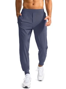 G Gradual Men Slant Pocket Sports Trousers - Dusty Blue - View 3