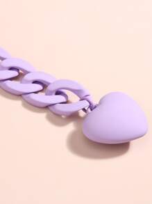 Heart Charm Keychain Valentine's Day Car Accessories Bag Charm School