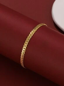 極簡風格手鏈 - 金黃色 - 查看 2