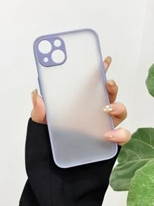 Contrast Frame Case Compatible With iPhone - Lilac Purple - View 2