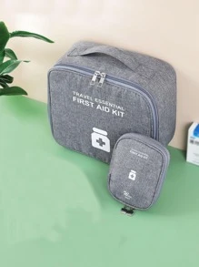 Túi bảo quản thuốc di động 1pc - Xám - Xem 4