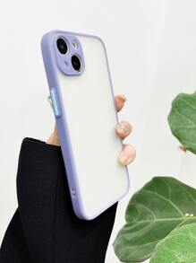 Contrast Frame Case Compatible With iPhone - Lilac Purple - View 4