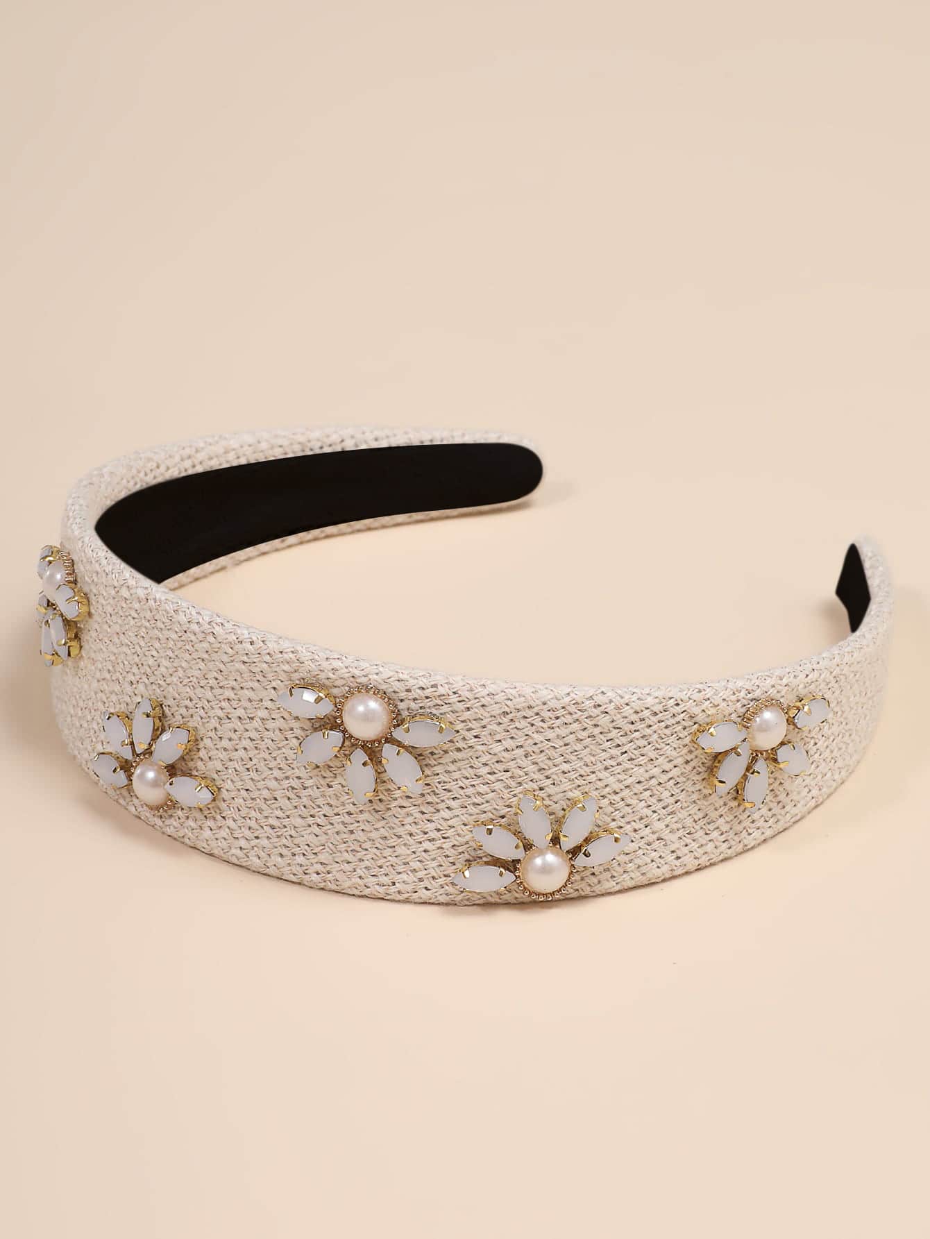 Faux Pearl Decor Hair Hoop Elegant,Hairband,Hair Hoop Headbands Hair Accessories Head Accessories
