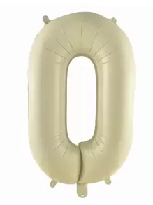 H.L.BALLOON 1 个数字形气球，32 英寸 PE 数字气球，适用于生日派对装饰、圣诞节 - 杏色 - 查看 5