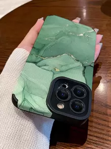 Apple Green Marble Pattern Phone Case Compatible With IPhone 11,IPhone 14 Pro Max,IPhone 13