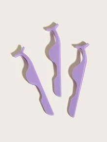 3pcs Eyelash Applicator - Purple - View 3