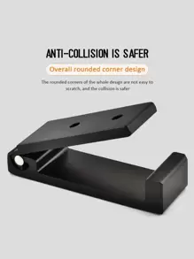 1入組可折疊牆面掛鉤 - 黑色 - 查看 6