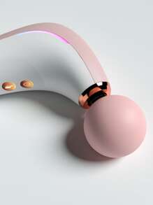 1pc Electric Portable Handheld Massager - Pink - View 2