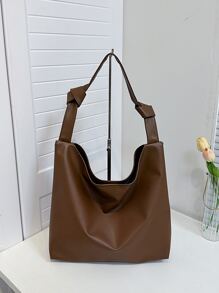 Không thấm nước , Nhẹ , Thương vụ Hàng ngày Tối giản Dung lượng lớn Túi Hobo Retro Đối với Cô gái tuổi teen NỮ Cao đẳng Sinh viên , & Cổ cồn trắng Công nhân
工人 Hoàn hảo Cho văn phòng , Cao đẳng , Làm việc , Làm Việc  , , Đến Trường học - màu nâu - Xem 3
