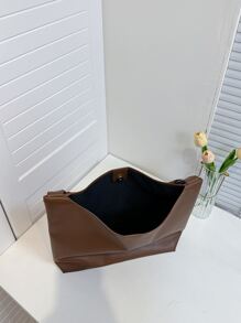 Không thấm nước , Nhẹ , Thương vụ Hàng ngày Tối giản Dung lượng lớn Túi Hobo Retro Đối với Cô gái tuổi teen NỮ Cao đẳng Sinh viên , & Cổ cồn trắng Công nhân
工人 Hoàn hảo Cho văn phòng , Cao đẳng , Làm việc , Làm Việc  , , Đến Trường học - màu nâu - Xem 6