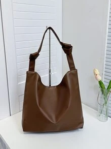 Không thấm nước , Nhẹ , Thương vụ Hàng ngày Tối giản Dung lượng lớn Túi Hobo Retro Đối với Cô gái tuổi teen NỮ Cao đẳng Sinh viên , & Cổ cồn trắng Công nhân
工人 Hoàn hảo Cho văn phòng , Cao đẳng , Làm việc , Làm Việc  , , Đến Trường học - màu nâu - Xem 7