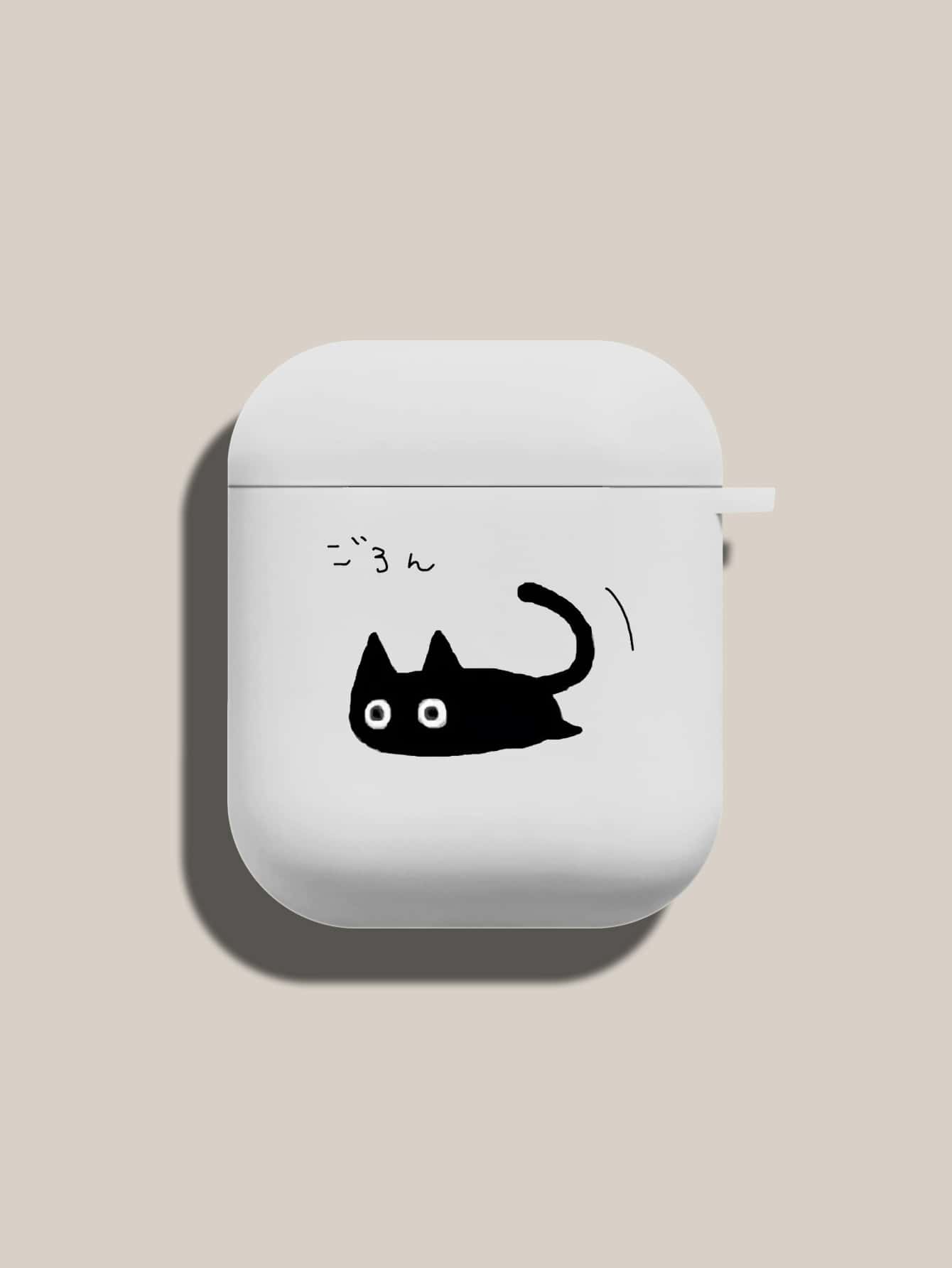 Cat Print Case Compatible With AirPods For AirPods1/2 AirPods Pro