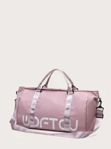 Waterproof Travel Bag With Wet Dry Separation Pockets, Large Capacity Duffle Bag With Shoes Compartment For Business Travel Gym Outdoor Sports