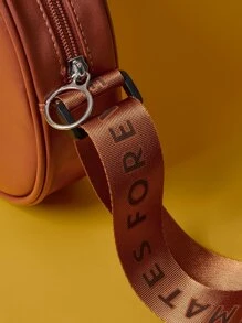 We Bare Bears X SHEIN 迷你卡通熊設計異形包 - 棕色 - 查看 7