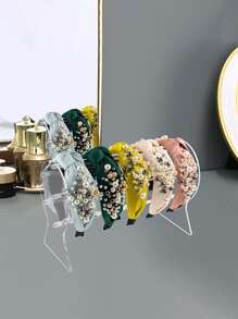 1pc Clear Acrylic Multi-purpose Hair Band Storage & Display Stand - Clear - View 1