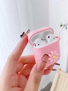 Funda de auriculares con diseño de flor - Multicolor - Ver 2