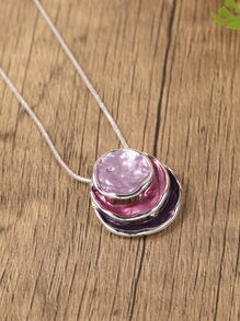 Vòng cổ mặt dây chuyền hình học - Nhiều màu - Xem 7