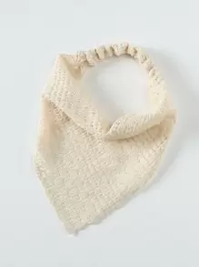 1pc Spring & & Winter Knitted Knitted Headband Hair Band Turban Headband Sweatband, School Stuff, College, Headbands - Apricot - View 2