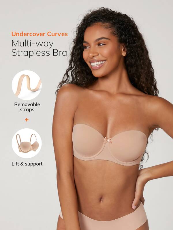 Luvlette Undercover Curves Multi-way Strapless Bra | SHEIN USA