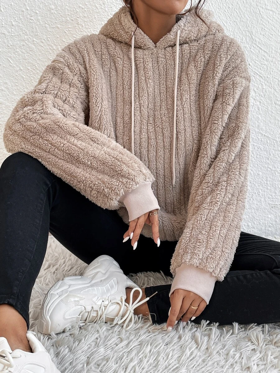 SHEIN Essnce Damskie Bluzy Ściągacz Prosty Casual