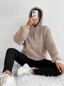 SHEIN Essnce Damskie Bluzy Ściągacz Prosty Casual