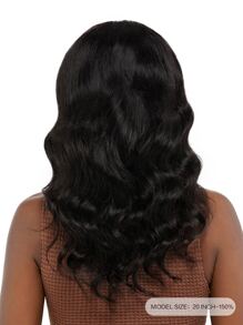 Body Wave 13 X 4 4 X 4 Lace Frontal Wig Human Hair With Baby Hair Natural Looking Natural Black Color - SNatural - View 3