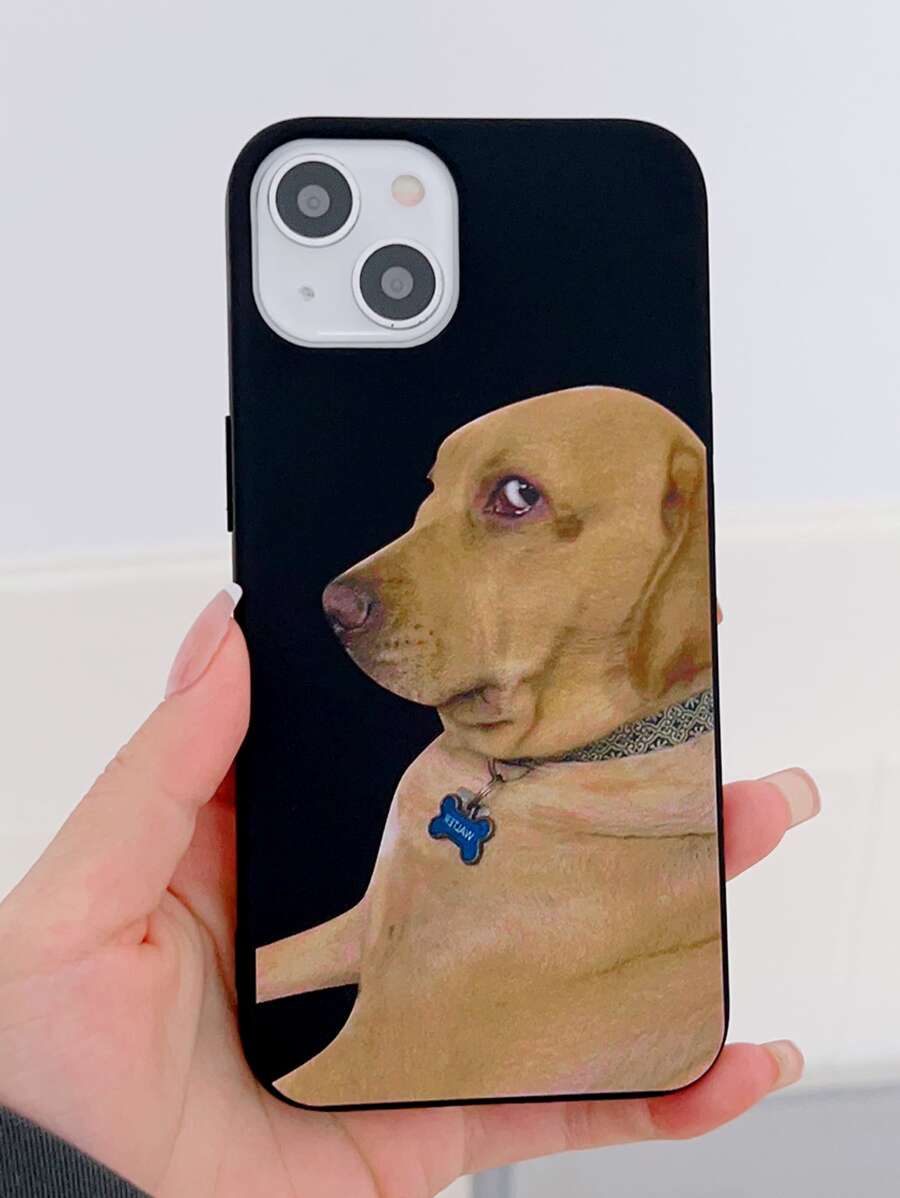 有趣狗狗圖案手機殼 - 彩色 - 查看 1