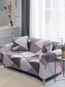 1pc Mô hình hình học Ghế sofa căng và 1pc Đệm không có chất độn - Nhiều màu - Xem 2