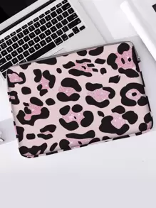 Leopard Print Laptop Bag