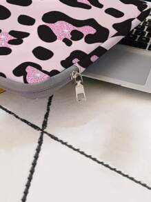 Leopard Print Laptop Bag